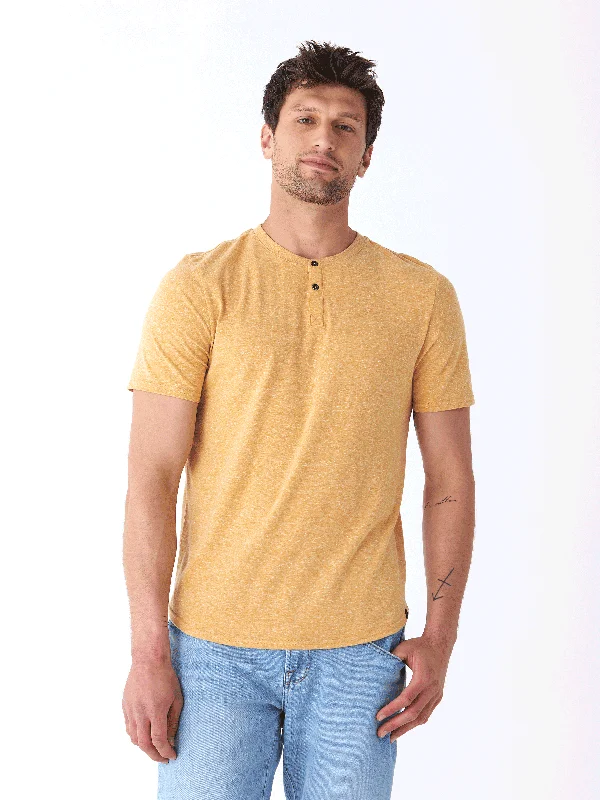 Baseline Short Sleeve Triblend Henley