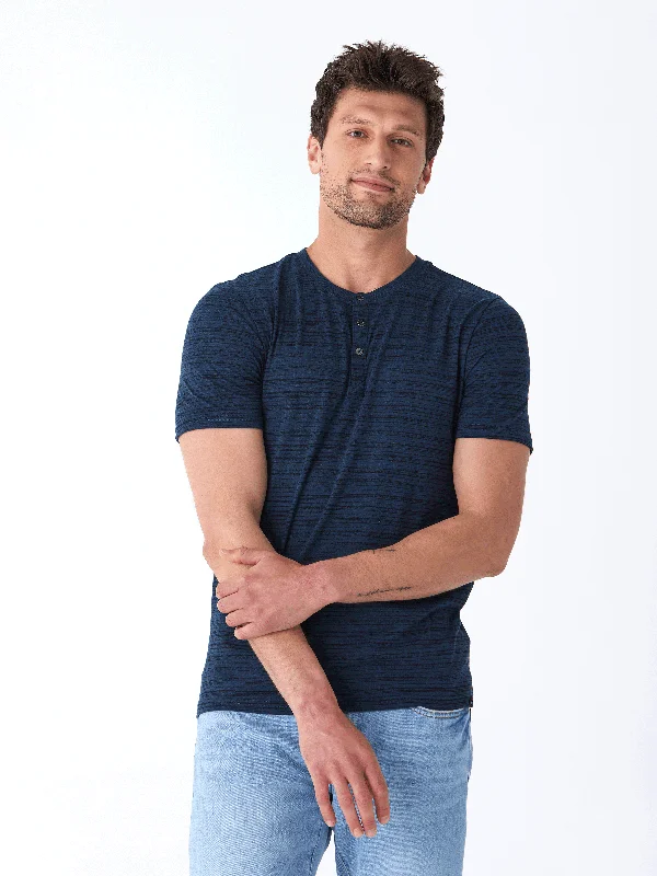 Dirt Road Stripe Henley