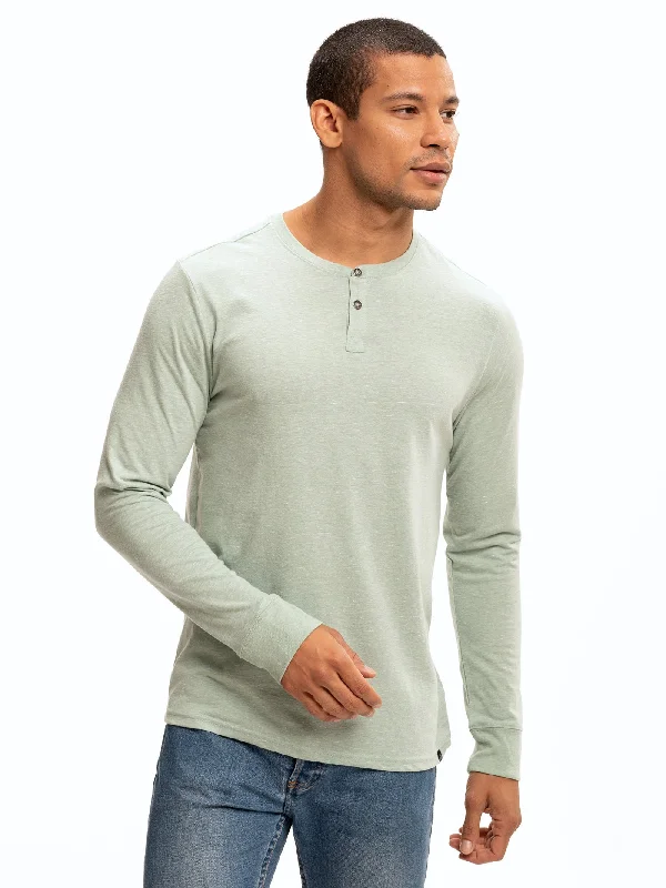 Baseline Long Sleeve Triblend Henley