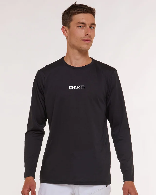 Mens Long Sleeve Tech Tee | Stealth