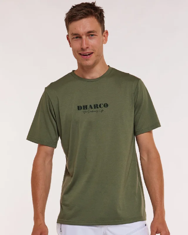 Mens Short Sleeve Tech Tee | Garigal Green