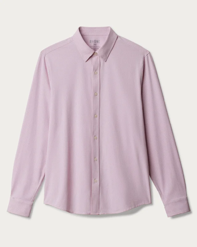 RHONE COMMUTER SHIRT SLIM FIT PINK MORSE