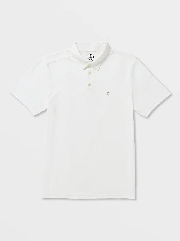 Banger Short Sleeve Polo Shirt - White