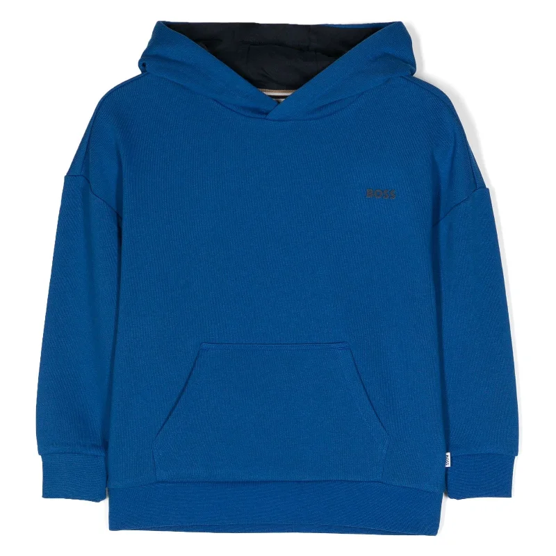 Blue Logo Hoodie