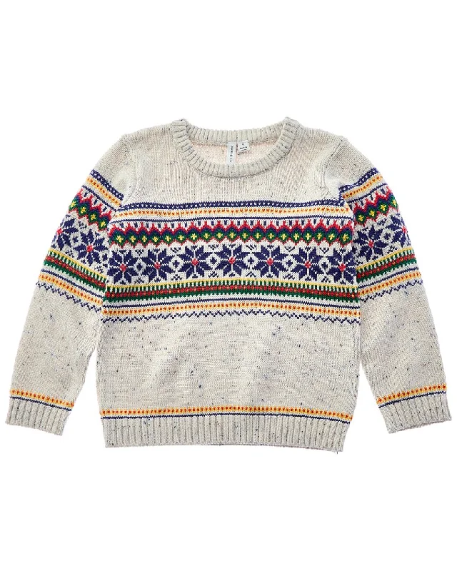 Janie and Jack The Flurry Fairisle Sweater