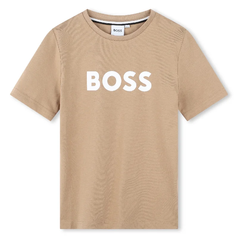 Light Brown Logo T-Shirt