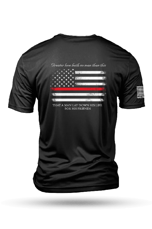 Thin Red Line - Moisture Wicking T-Shirt