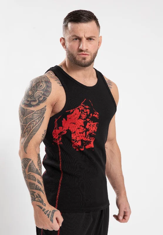 Monterey Tank Top - Black/Red