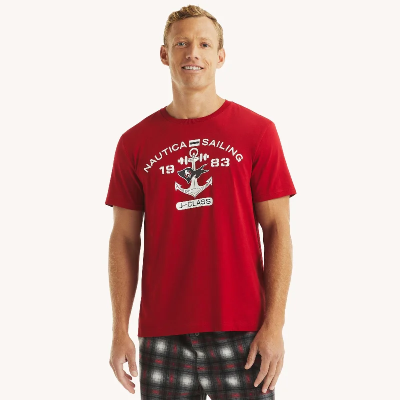 Nautica Mens Sailing Club J-Class Sleep T-Shirt