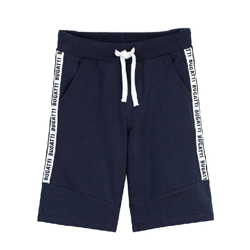 Navy Logo Tape Shorts