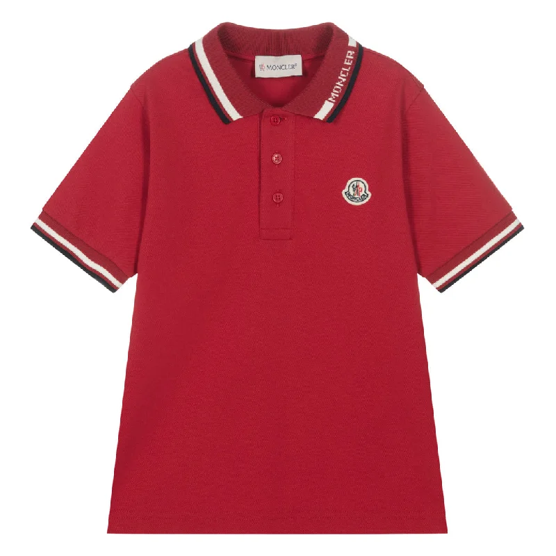 Red Logo Polo