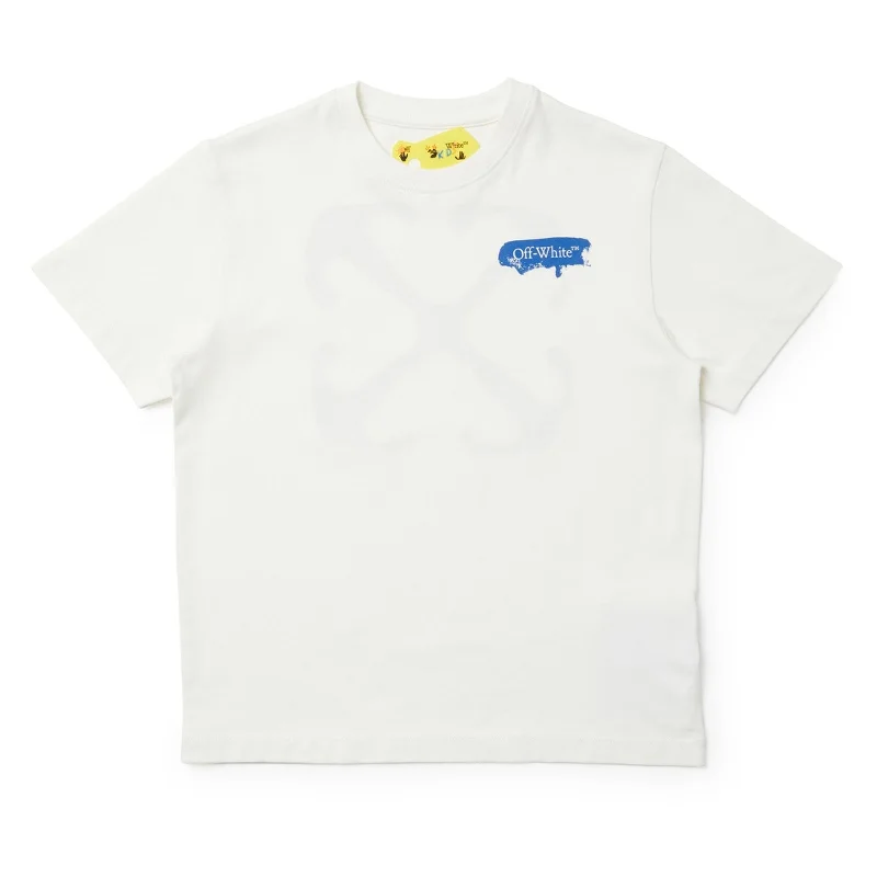 White Paint Graphic T-shirt