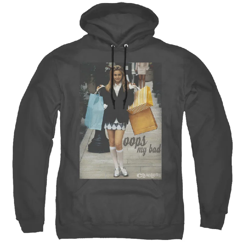 Clueless Hoodie Cher Oops My Bad Black Hoody