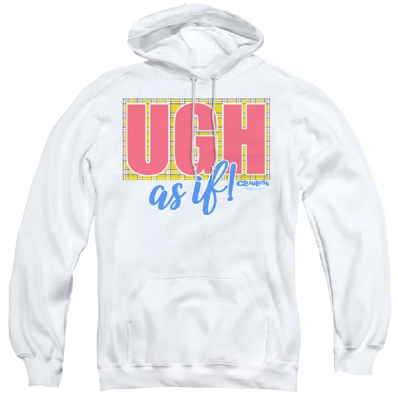 Clueless Hoodie Ugh As If White Hoody