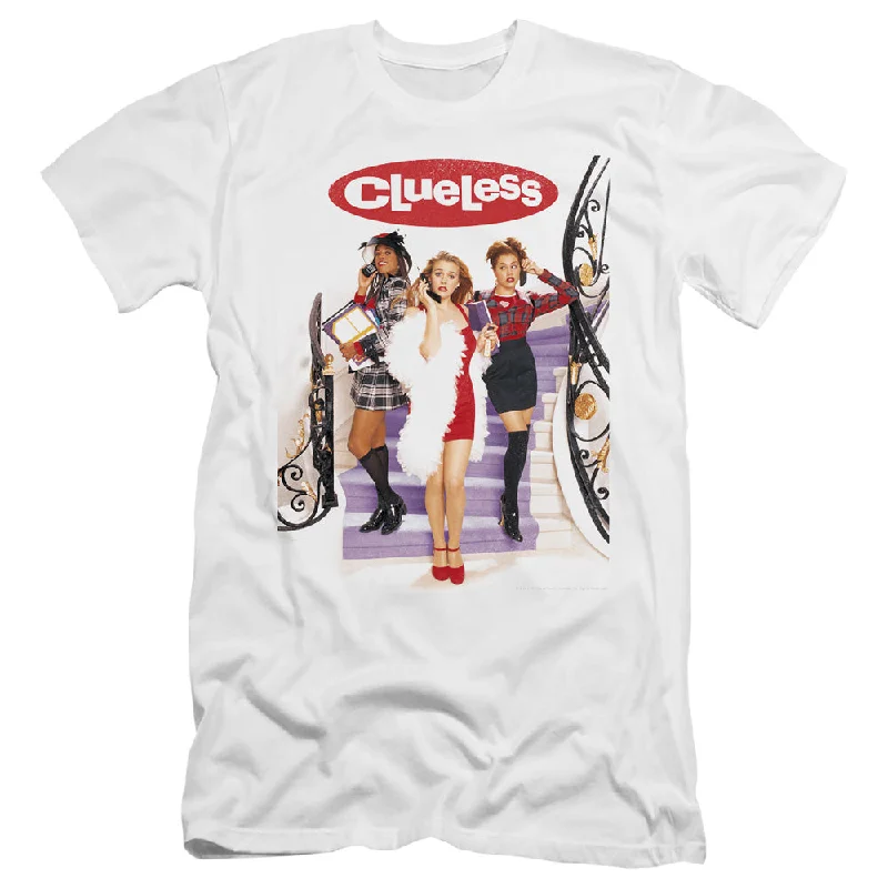 Clueless Slim Fit T-Shirt Movie Poster White Tee