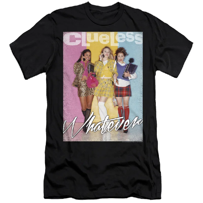 Clueless Slim Fit T-Shirt Whatever Black Tee