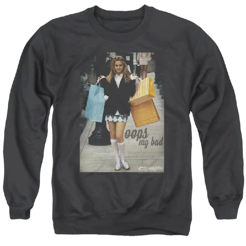 Clueless Sweatshirt Cher Oops My Bad Black Pullover