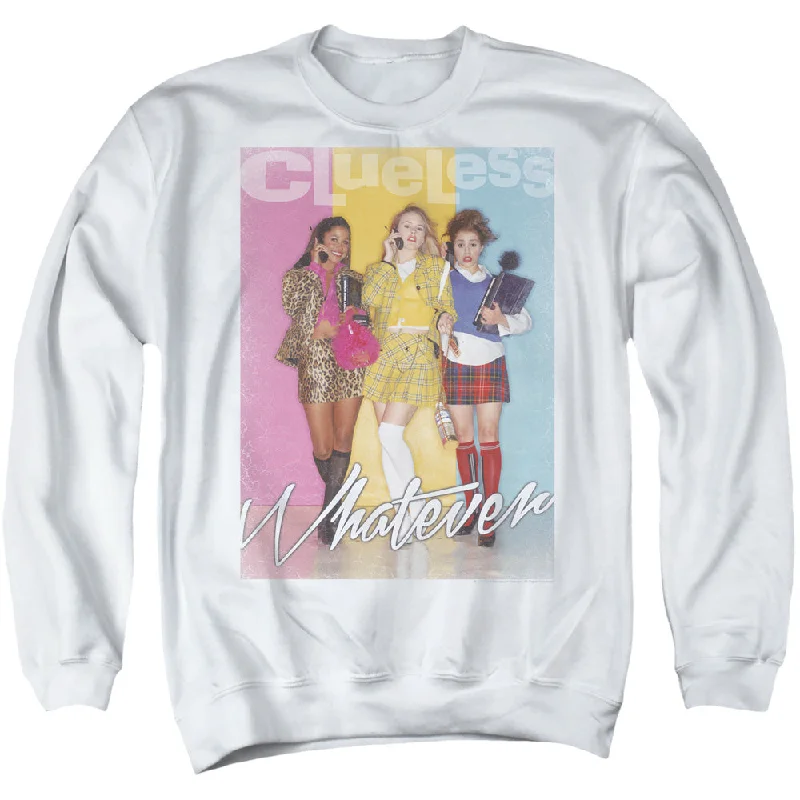 Clueless Sweatshirt Whatever White Pullover