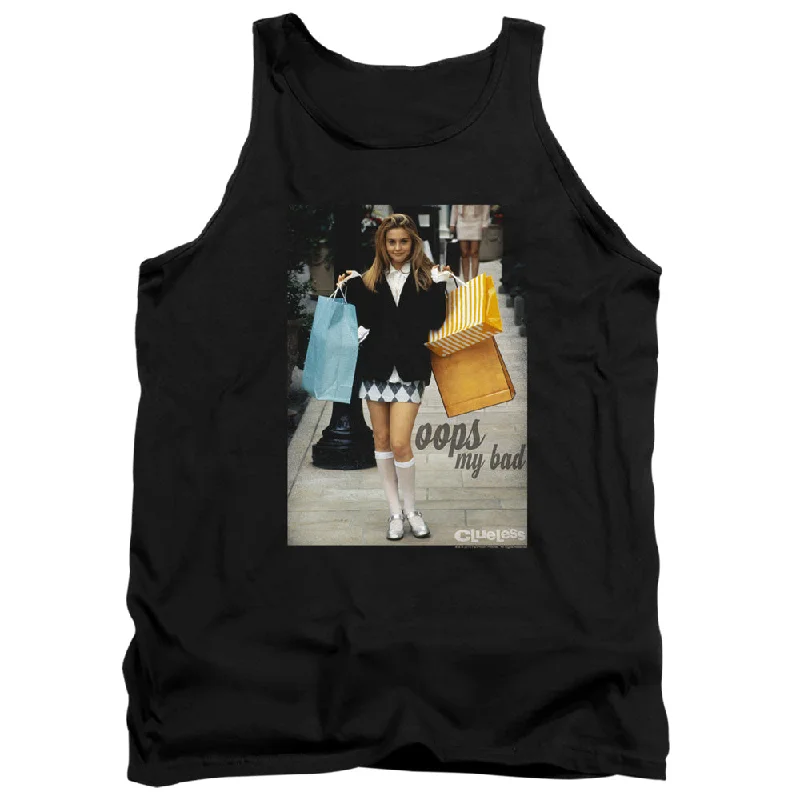 Clueless Tanktop Cher Oops My Bad Black Tank