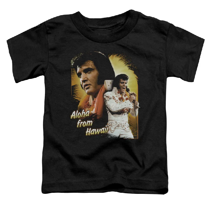 Elvis Presley Toddler T-Shirt Aloha from Hawaii Black Tee