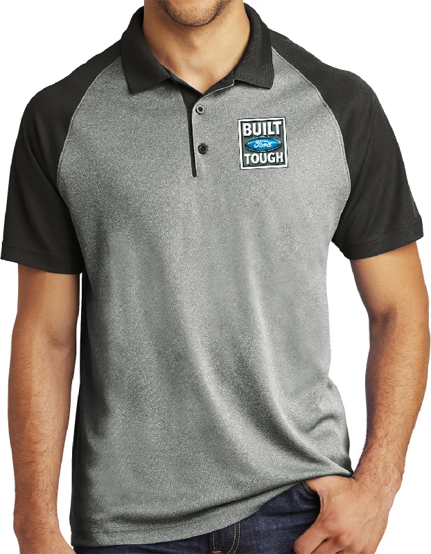 Ford Raglan Polo Built Ford Tough Pocket Print