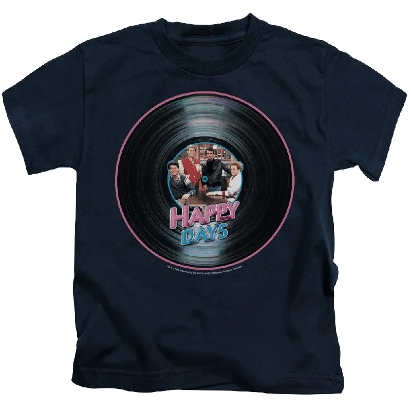 Happy Days Boys T-Shirt Record Navy Tee