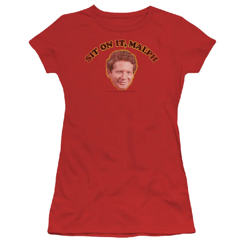 Happy Days Juniors T-Shirt Sit On It Malph Red Tee