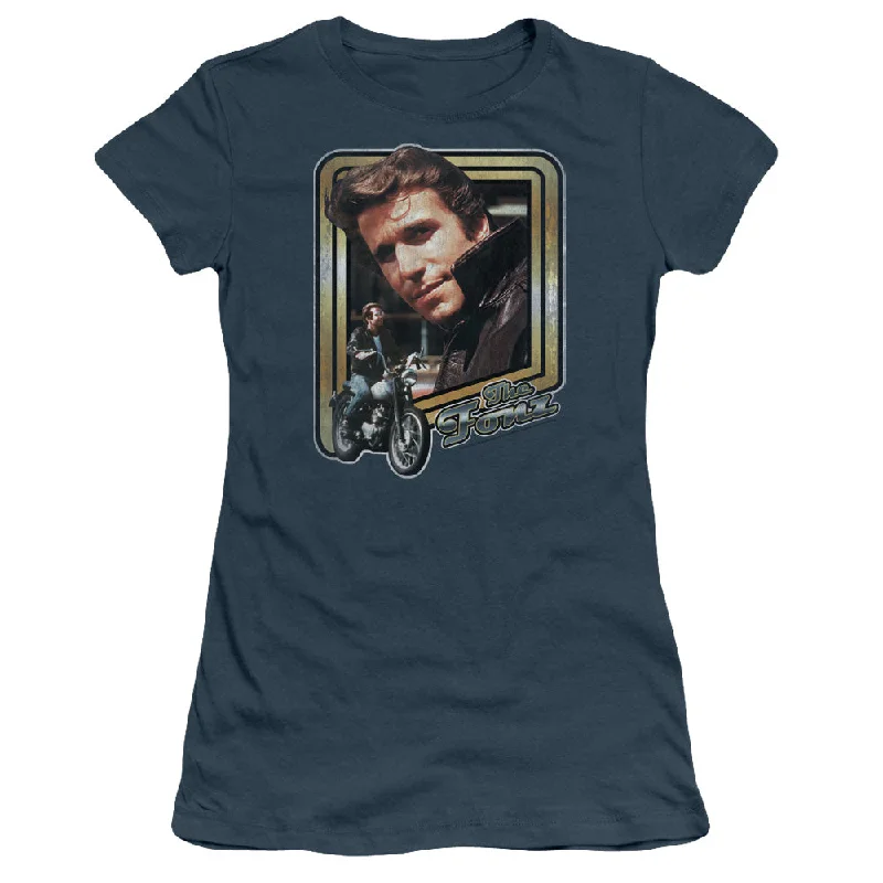 Happy Days Juniors T-Shirt The Fonz Slate Tee