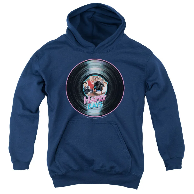 Happy Days Kids Hoodie Record Navy Hoody