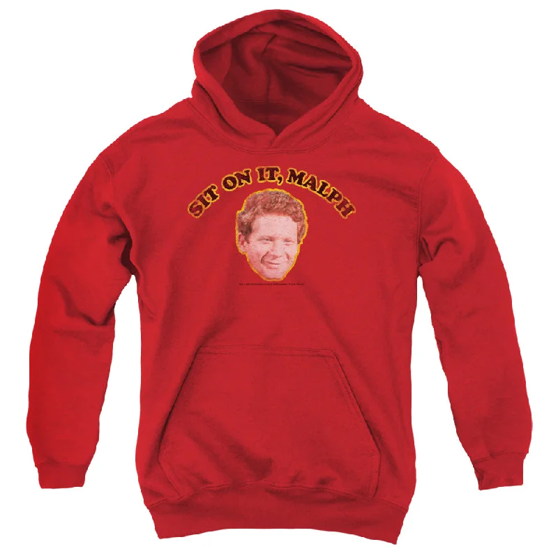 Happy Days Kids Hoodie Sit On It Malph Red Hoody