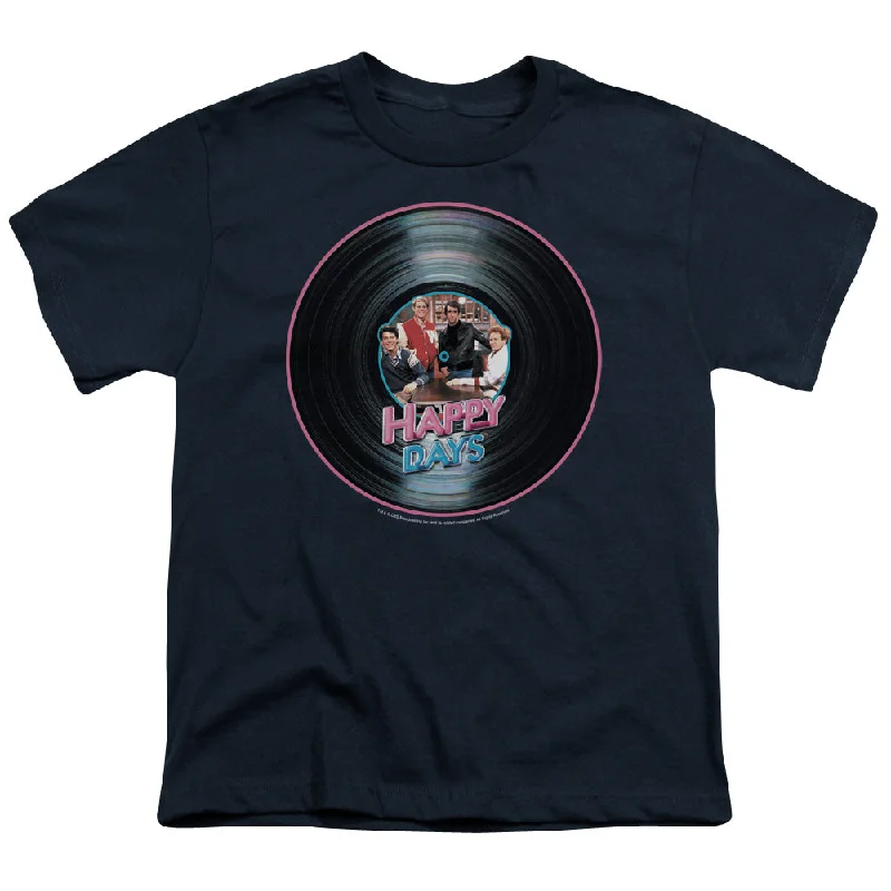 Happy Days Kids T-Shirt Record Navy Tee