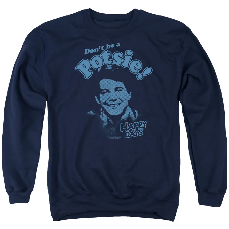 Happy Days Sweatshirt Don't Be a Potsie Navy Pullover