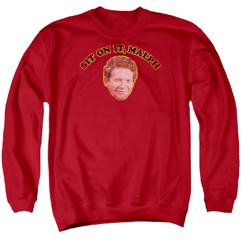 Happy Days Sweatshirt Sit On It Malph Red Pullover