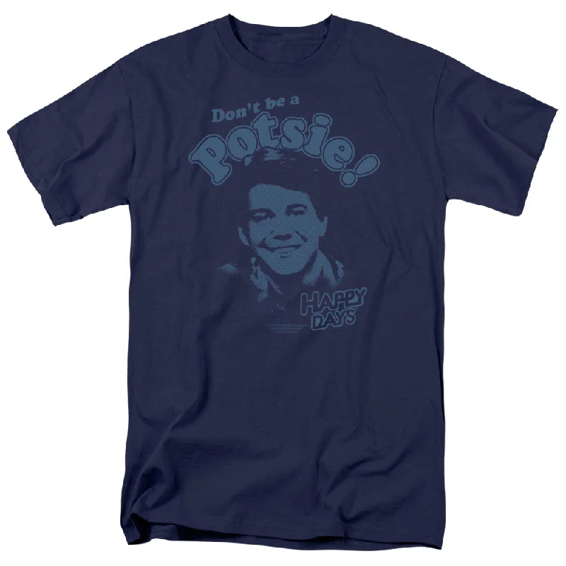 Happy Days T-Shirt Don't Be a Potsie Navy Tee