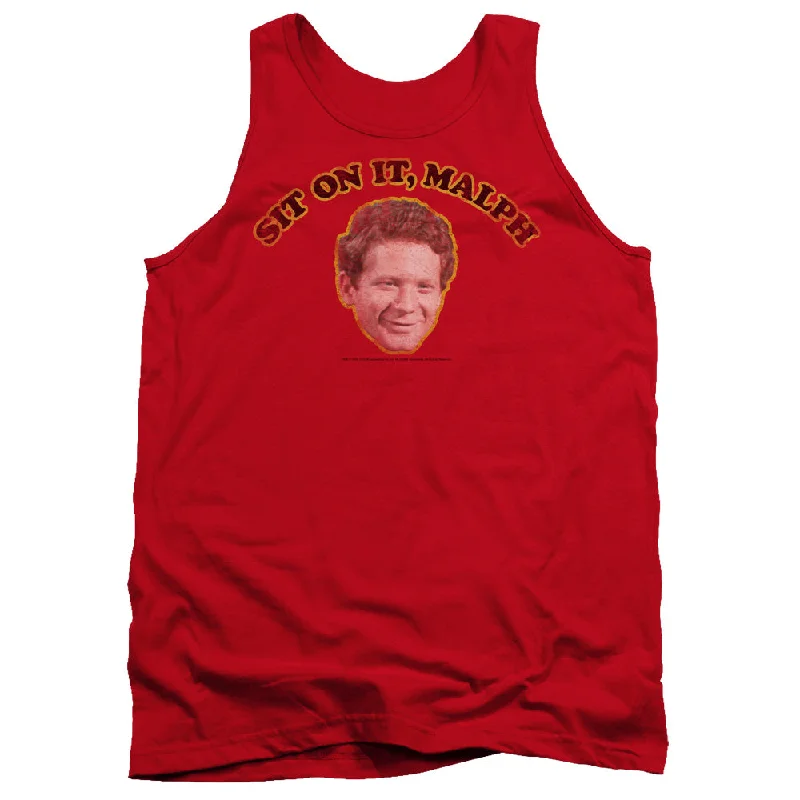 Happy Days Tanktop Sit On It Malph Red Tank