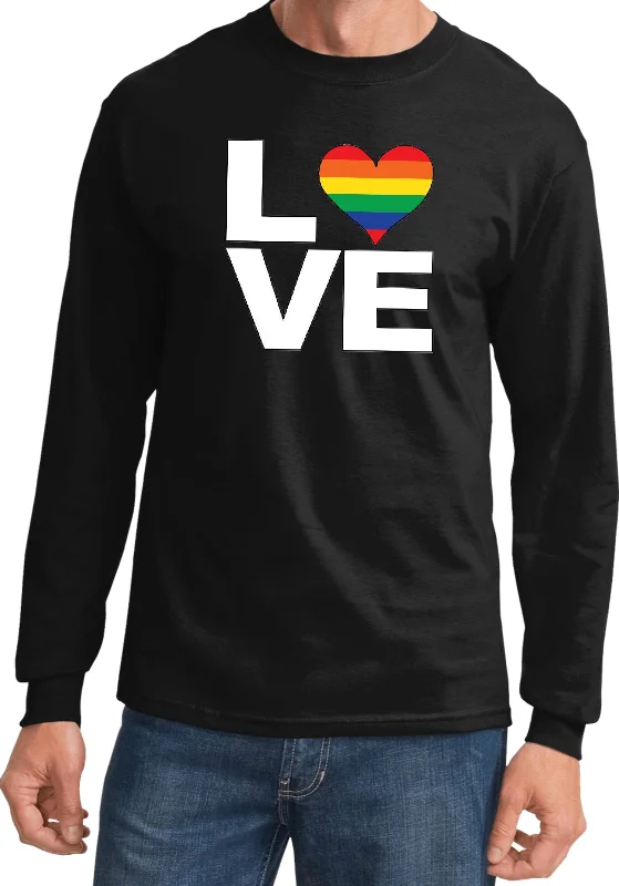 LGBT Long Sleeve Shirt Gay Pride Love