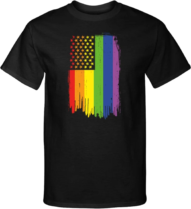 LGBT Tall T-shirt Gay Pride Flag