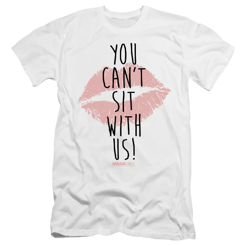 Mean Girls Canvas T-Shirt Can't Sit With Us White Tee