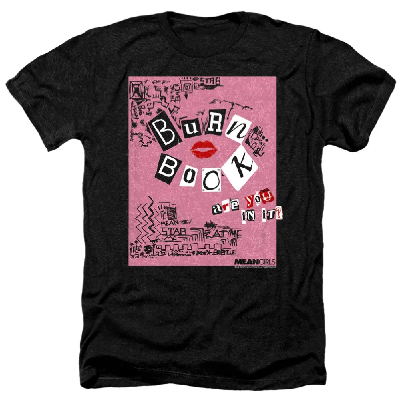 Mean Girls Heather T-Shirt Burn Book Black Tee