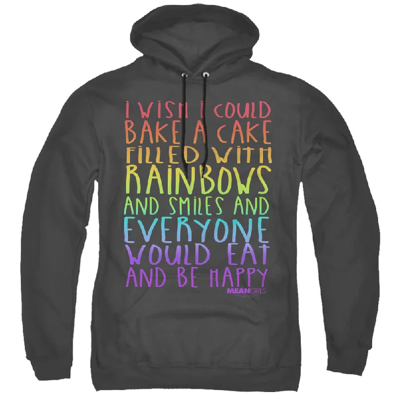 Mean Girls Hoodie Rainbows and Cake Black Hoody