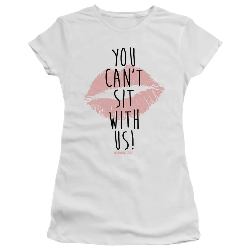 Mean Girls Juniors T-Shirt Can't Sit With Us White Tee