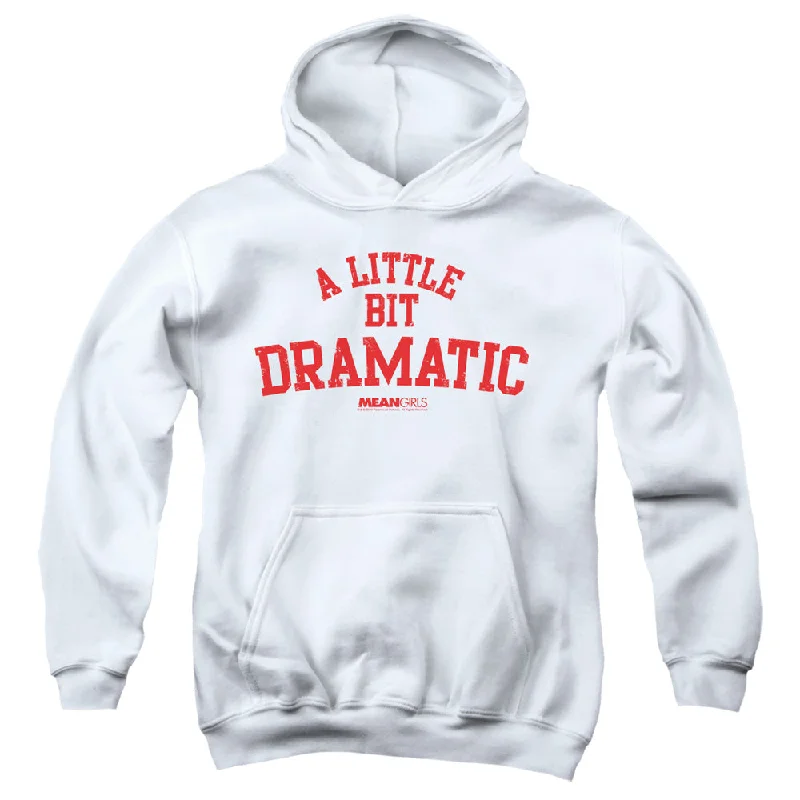 Mean Girls Kids Hoodie A Little Bit Dramatic White Hoody