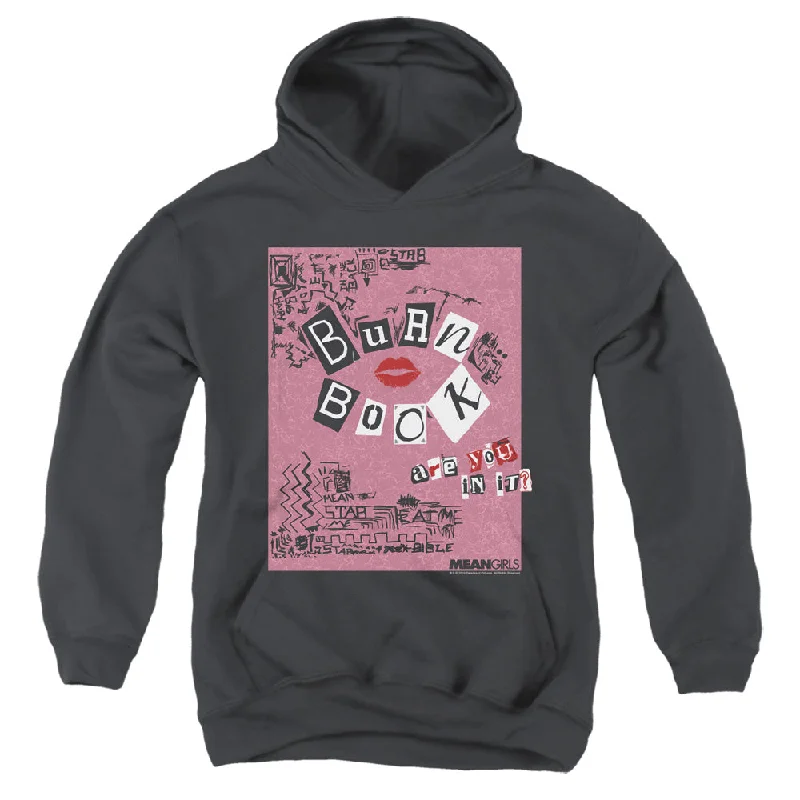 Mean Girls Kids Hoodie Burn Book Black Hoody