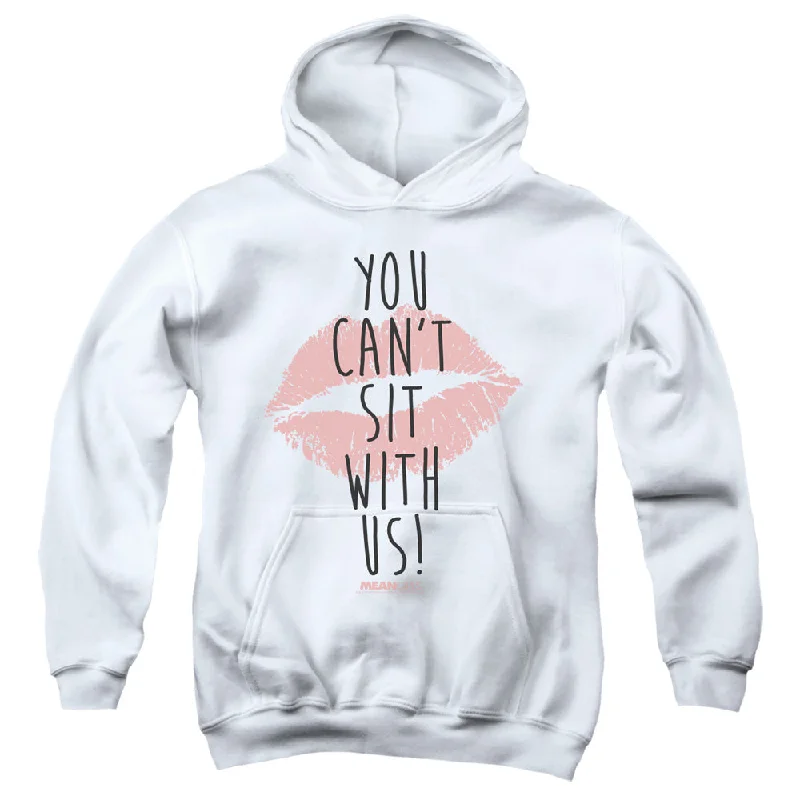 Mean Girls Kids Hoodie Can't Sit With Us White Hoody