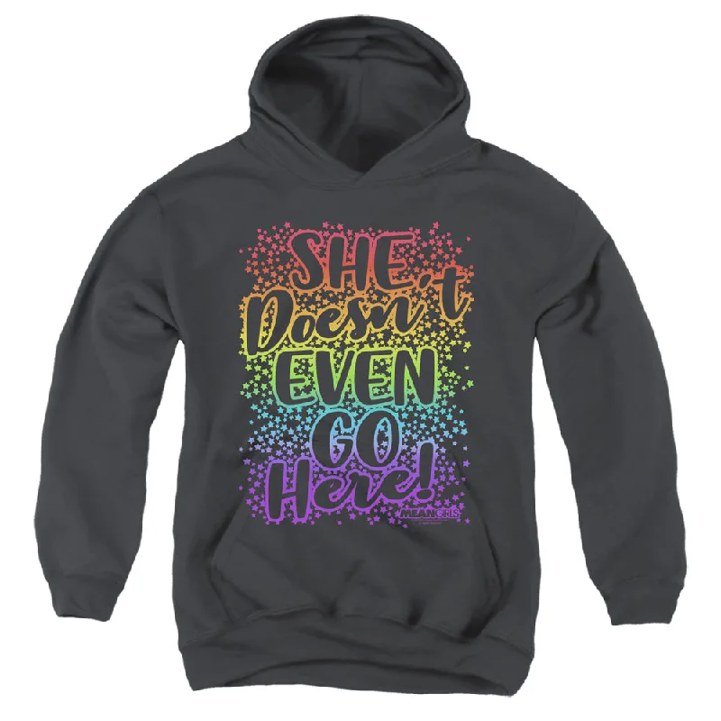 Mean Girls Kids Hoodie Doesn't Go Here Black Hoody