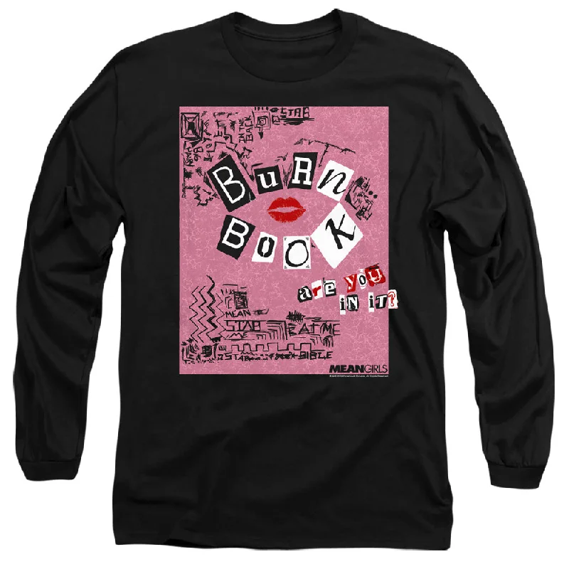 Mean Girls Long Sleeve T-Shirt Burn Book Black Tee