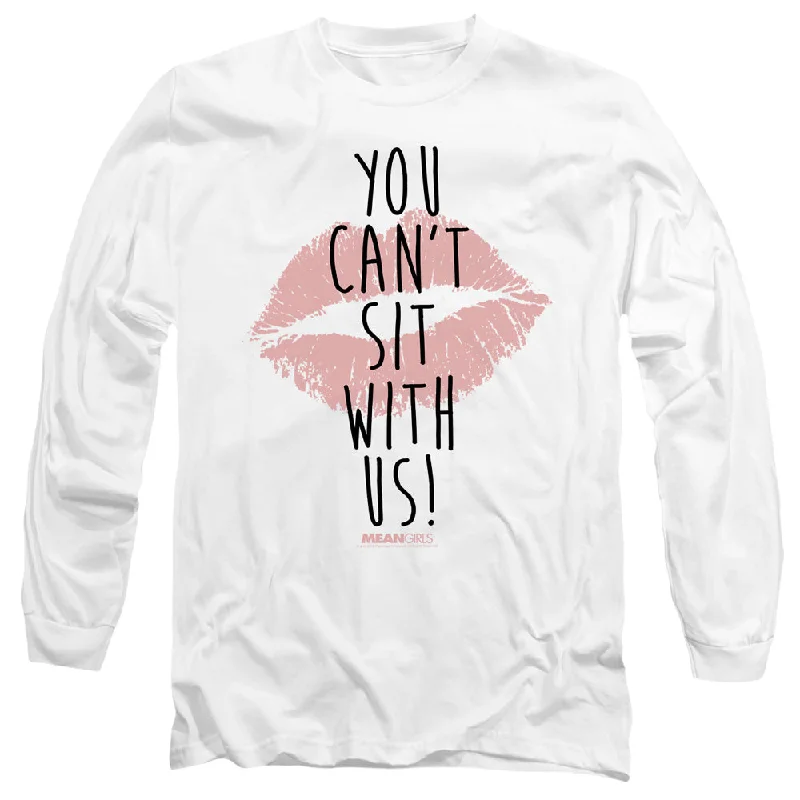 Mean Girls Long Sleeve T-Shirt Can't Sit With Us White Tee