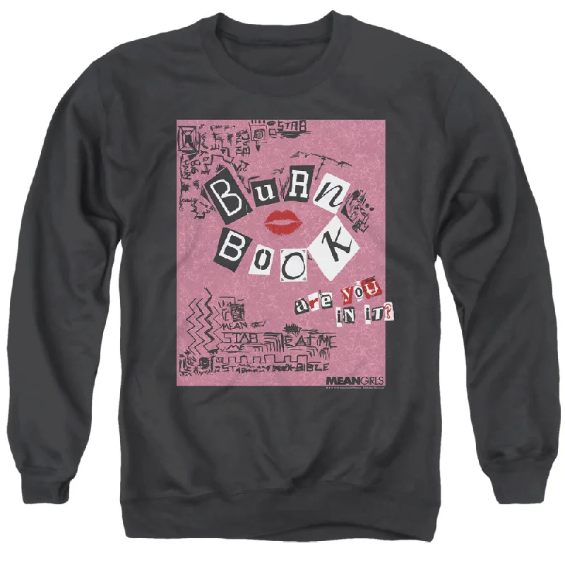 Mean Girls Sweatshirt Burn Book Black Pullover