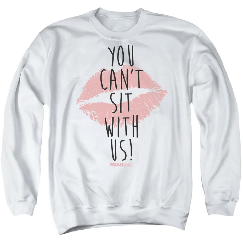 Mean Girls Sweatshirt Can't Sit With Us White Pullover