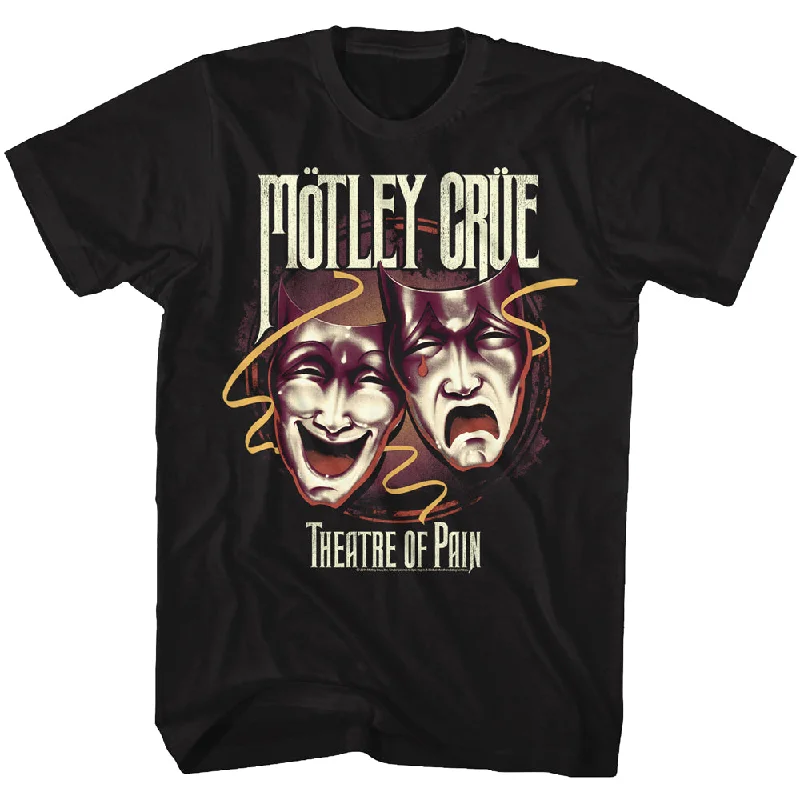 Motley Crue Theatre of Pain Adult Black Tall Shirt